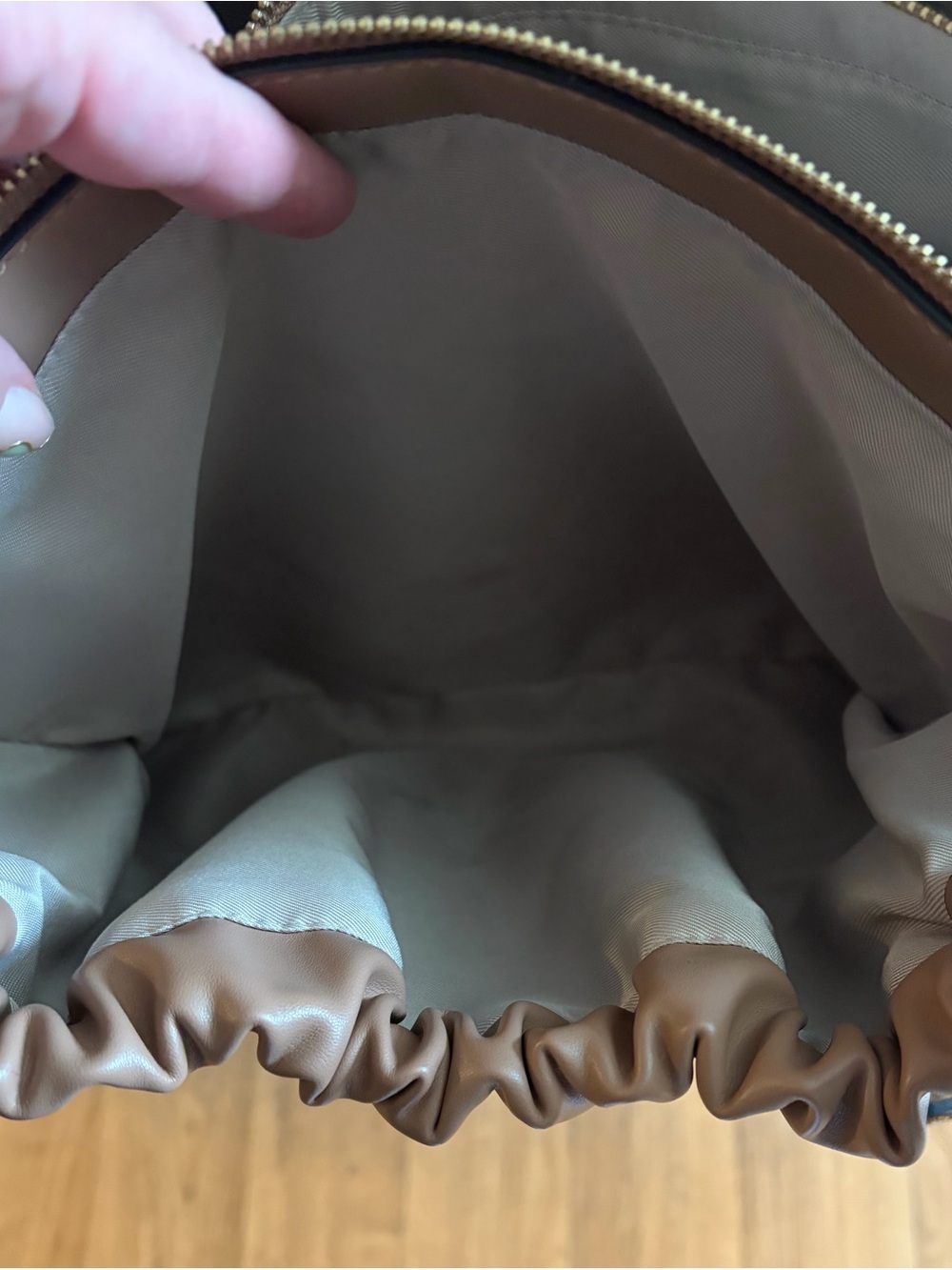 Nine West Brown Tote Bag - Picture 3 of 9
